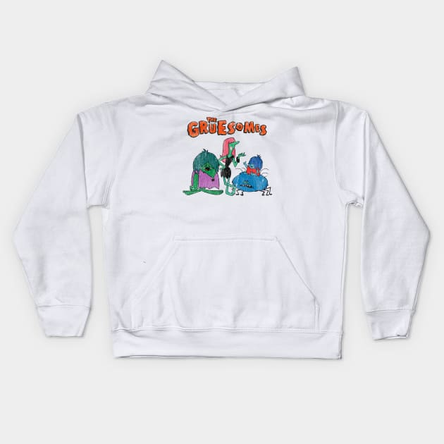 Vintage The Gruesomes Kids Hoodie by OniSide